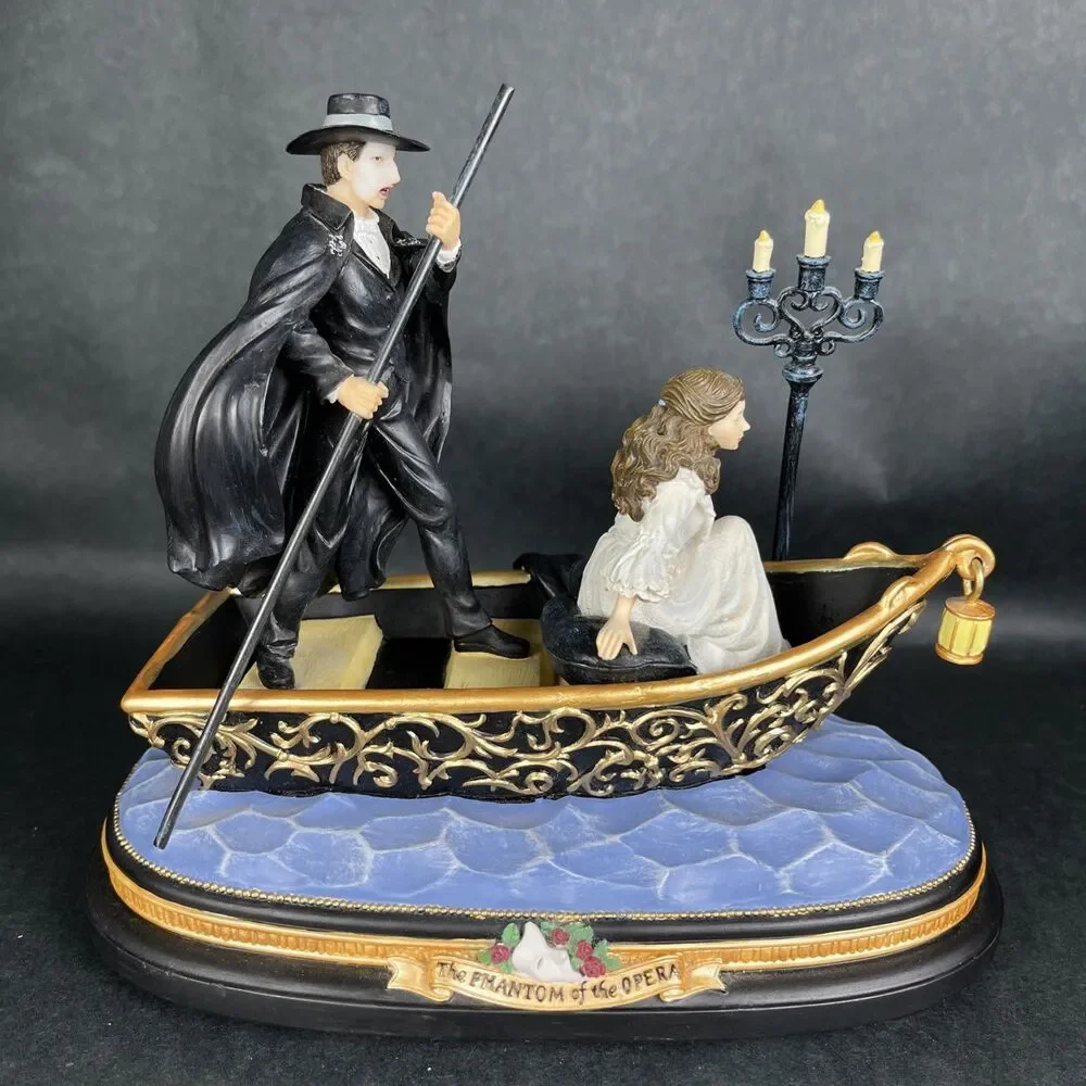 Phantom of the Opera Journey to the Lair Figurine San Francisco Music Box EUC